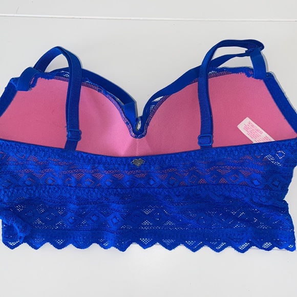 PINK front cross push up bralette - Picture 2 of 4